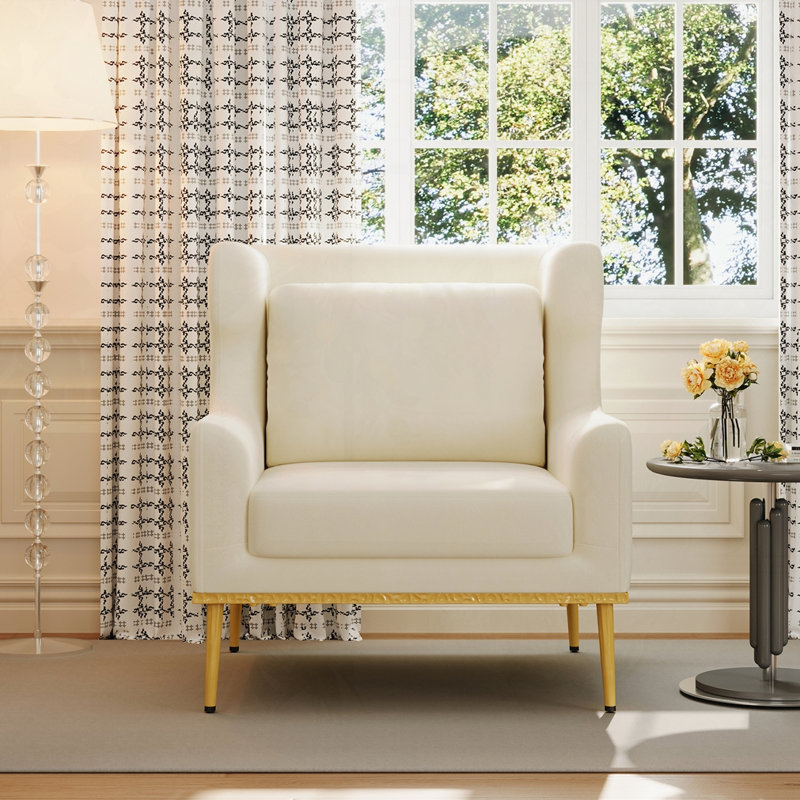 Chaise de lecture Modern, Beige