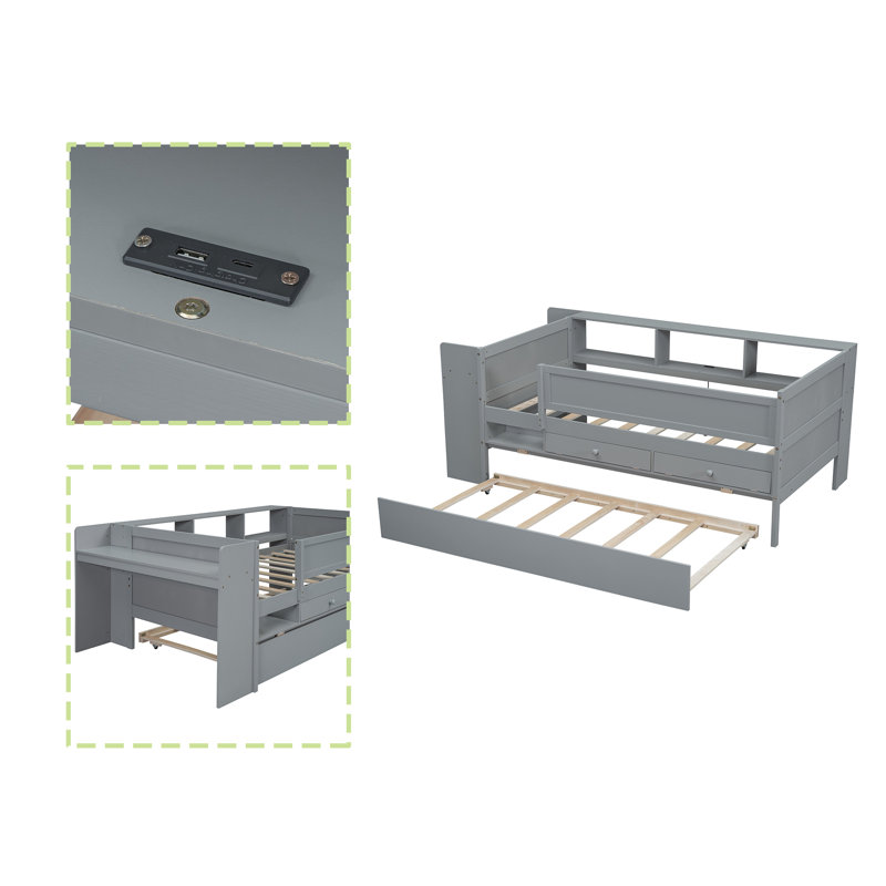Multi-functional Twin Daybed, White
