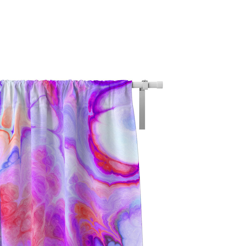 Panneau de rideau simple semi-transparent Wirrida, L 20 po x L 52 po