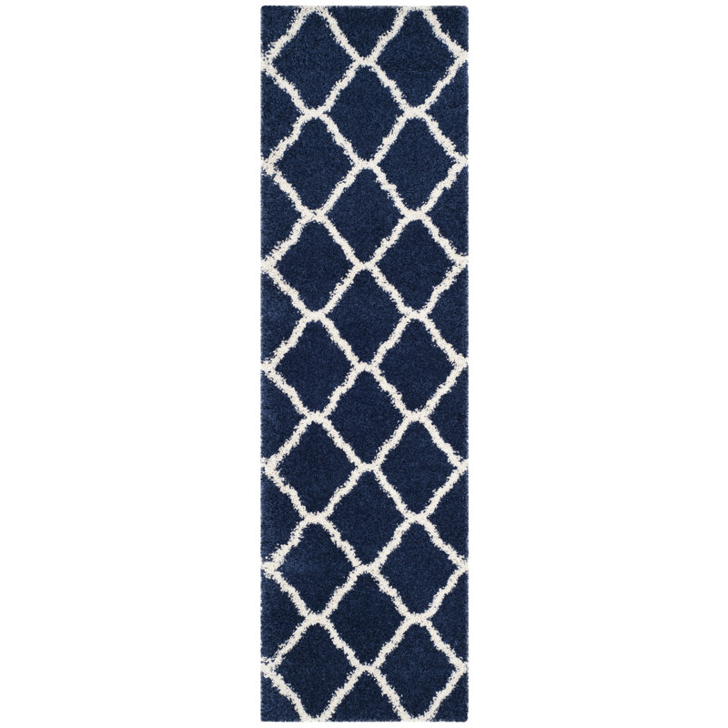 Ariauna Hudson Shag Performance Geometric Rug, Runner 2'3" x 10'