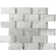 White Subway With Carrara Dot Marble Mosaic Tile