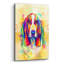 Popet basset hound - impression sans cadre-987916816