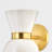 Steel Armed Sconce-257717352