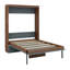 Lit escamotable avec bureau escamotable Murphy-663270543