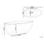 1700mm x 780mm Freestanding Acrylic Bathtub-630951703