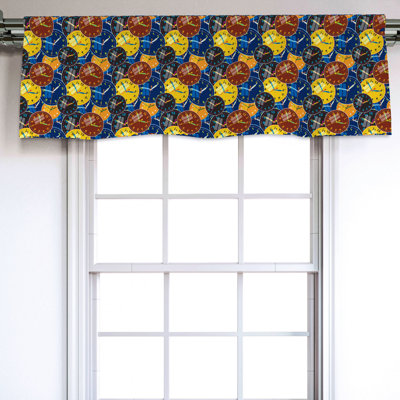 Sateen Ruffled Window Valance