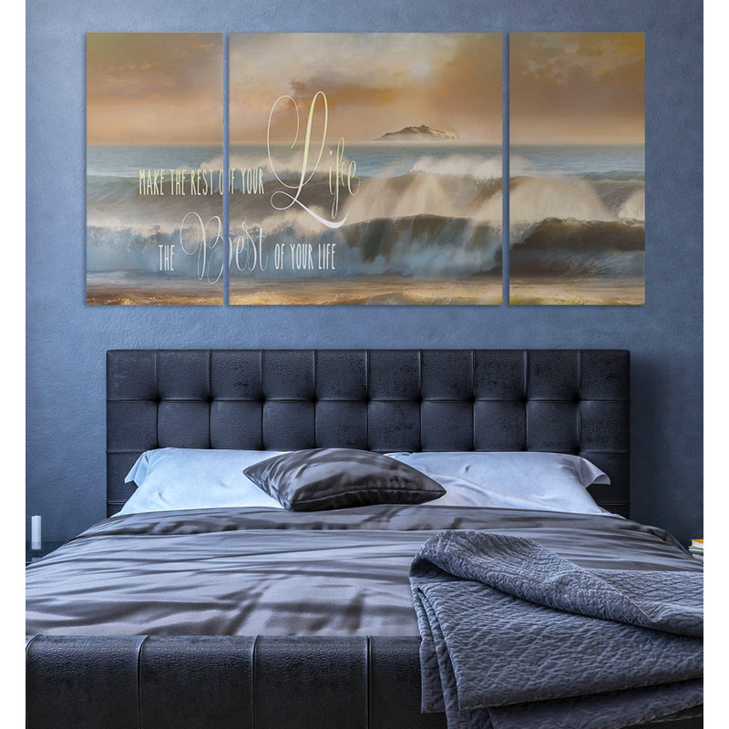 " Neutrelle " 3 - Pieces, 40" H x 80" W x 1.5" D