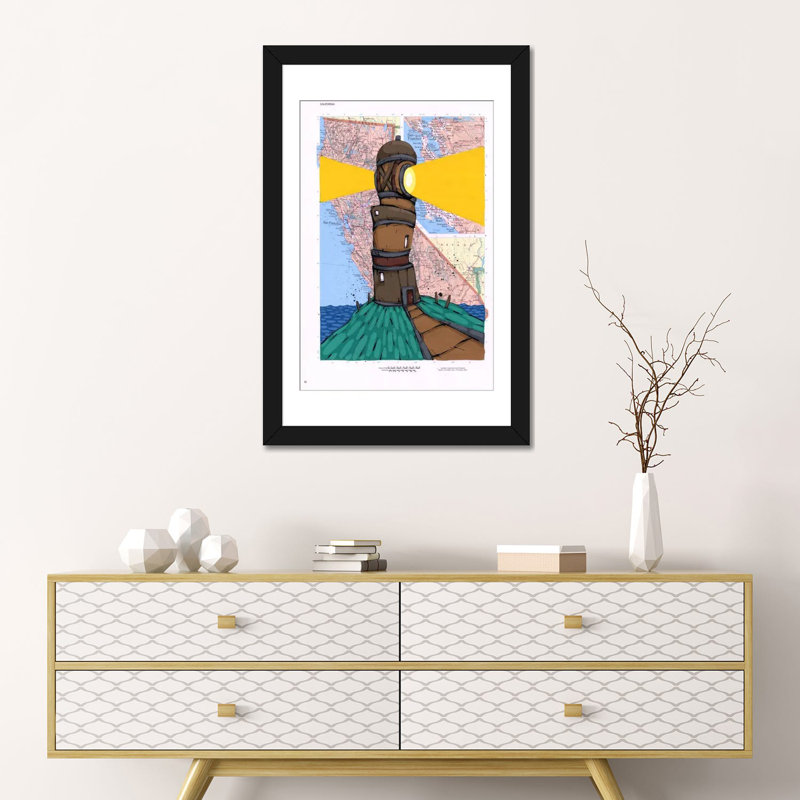 This Old Light Shines by Ric Stultz Painting Print on Wrapped Canvas, No Mat, Wrapped Canvas, 60" H x 40" W x 1.5" D