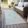 Machine Washable Indoor/Outdoor Cinead ACN1675 Seafoam Rug