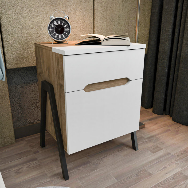 Arsenovic 45cm W Bedside Table