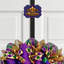 Porte-couronne avec panneau magnétique interchangeable - Mardi Gras Fleur De Lis