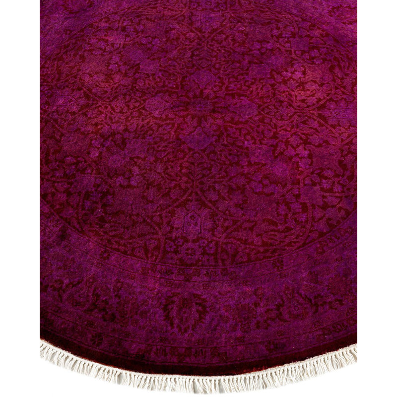 Fine Vibrance One-of-a-Kind 4'1" Hand Knotted Area Rug