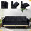 Canapé à accoudoirs évasés 68,5 po Somiya-1055740022