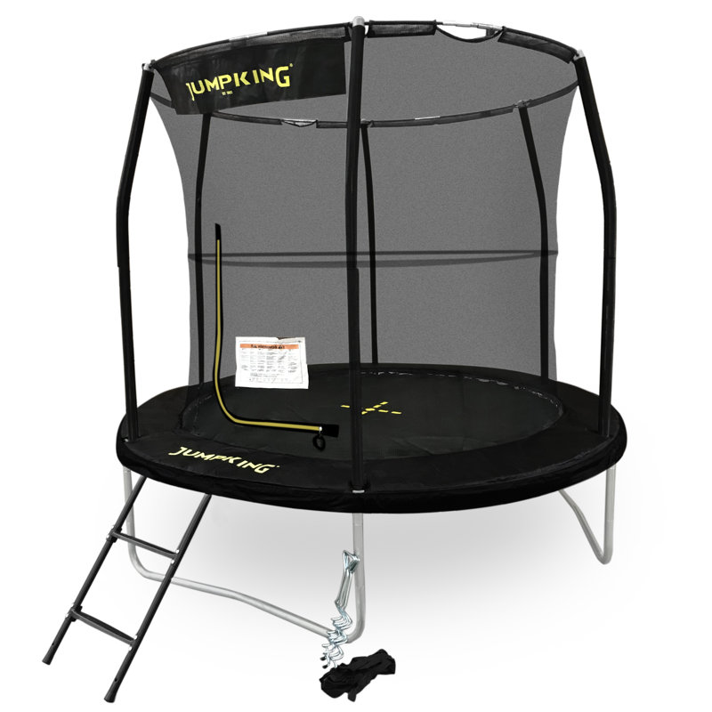 JumpKing Combo Deluxe Trampoline with Safety Enclosure, 10 Ft.