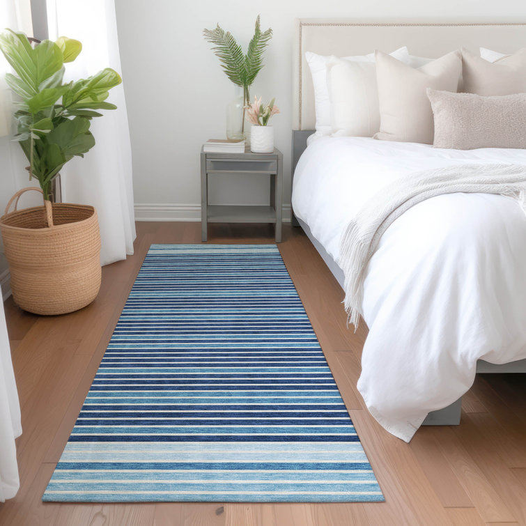 Machine Washable Indoor/Outdoor Christain ACN1407 Sky Rug