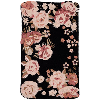 Abren Hand Tufted Wool Pile Floral Rug