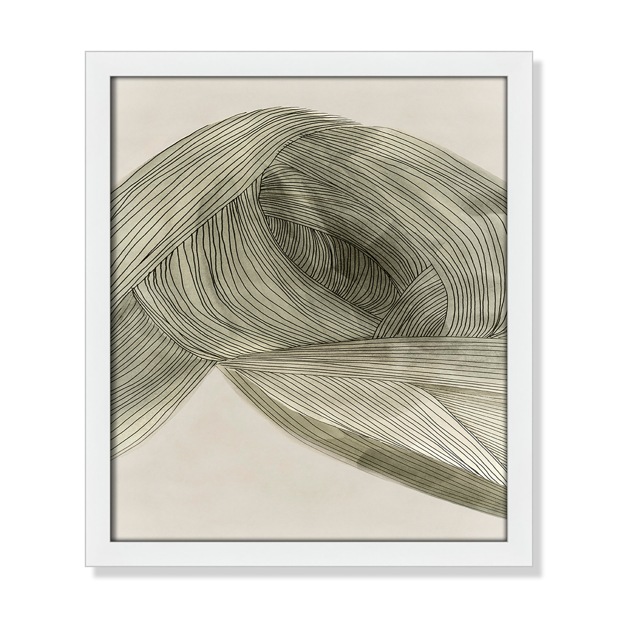 Dreaming In Pastel I, 15" H x 13" W x 0.75" D, Satin White