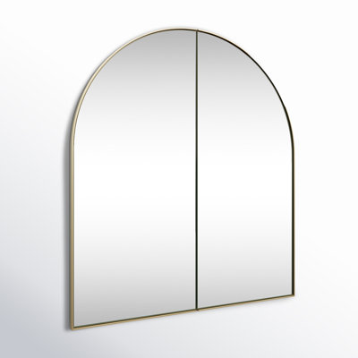 Two Door Steel Frame Arch Shape Medicine Cabinet