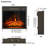 23" Electric Fireplace Insert