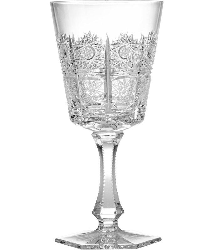 Verre à vin cristal bohémien C92CF9DB9CDB4E5AA45B70D93DBAF0DA 6 oz (180 ml), ensemble de 6, verres, verres, rouge et blanc