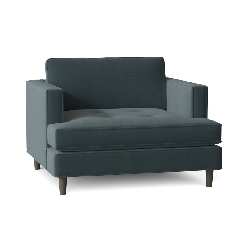 Upholstered Armchair, Gypsy Blue Goblin Performance Microfiber
