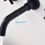 Robinet pour salle de bain mural noir mat - Laiton massif, unité fonctionnelle en couleur - cartouche, option élégante-125364137