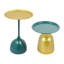 Ensemble de 2 tables d'appoint rondes