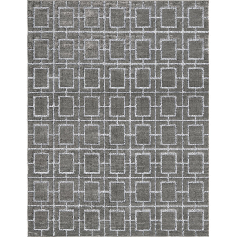 Geometric Indoor Rug, Rectangle 10' x 13'