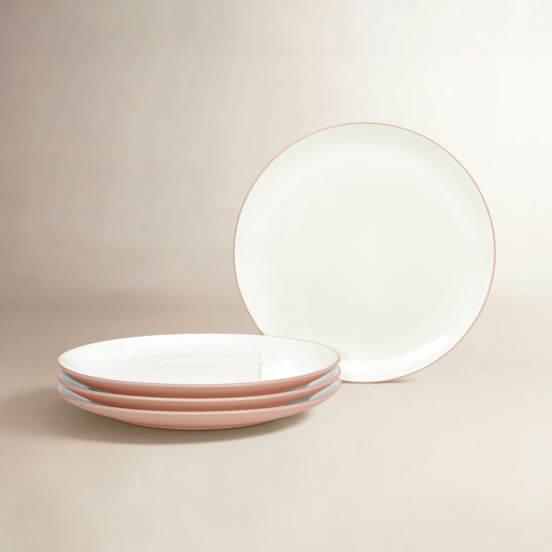 Noritake Colorwave Coupe Dinner Plates, 10-1/2", Pink