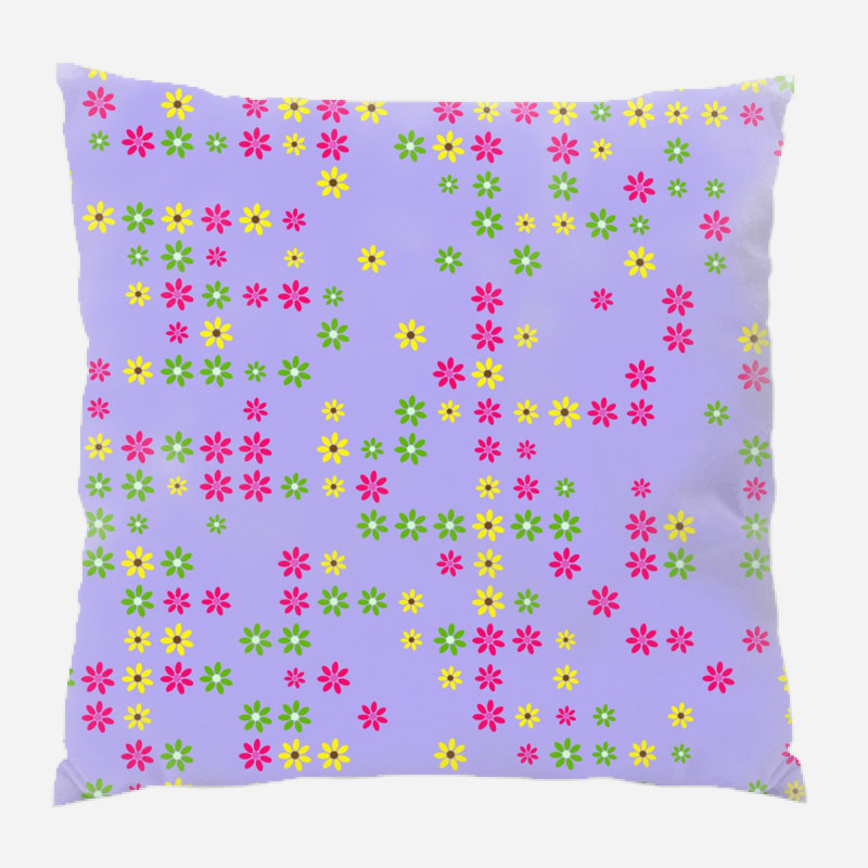 Coussin décoratif fleur, Intérieur
