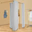 Tomishige Hanging Room Divider with Privacy Curtain-1018772884