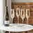 4 Piece Pearl Design Stemmed Champagne Glasses