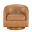 Selle revêtue de cuir artificiel avec base en bois cylindrique pivotante parfaite pour les chaises longues modernes-1808244246
