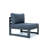 Letendre 4-Piece Armless Aluminum Patio Chairs Set with Powder-Coated Frame and Removable Cushions for Patio, Balcony, or Garden-69056644