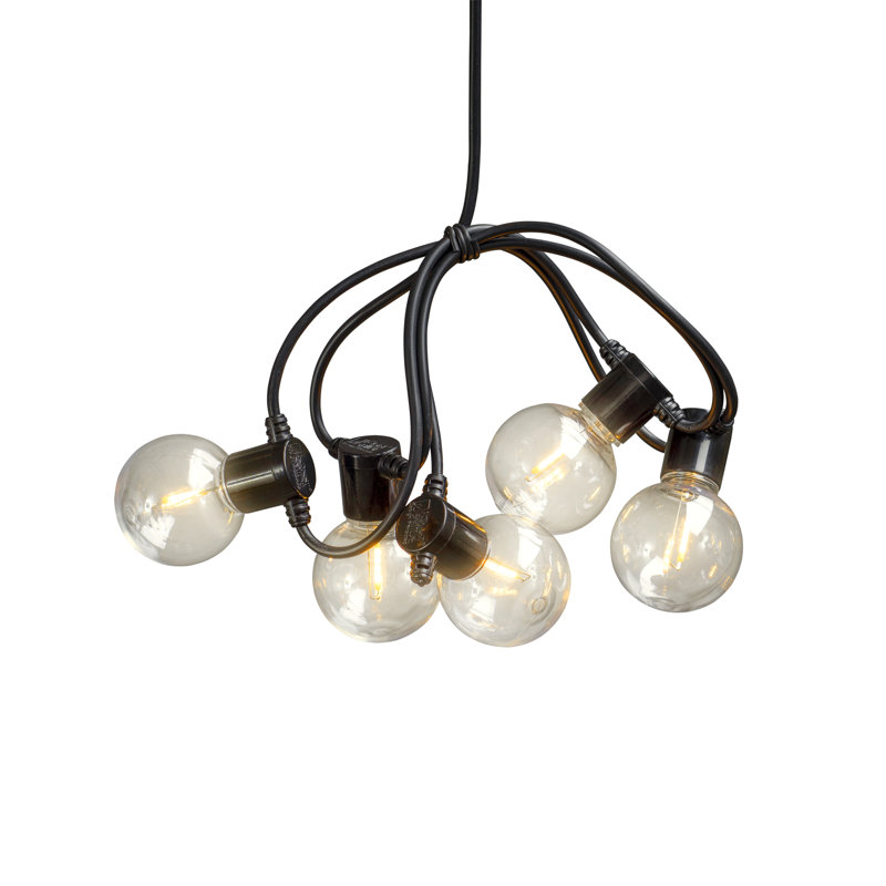 Battery Operated 525cm LED Party String Lights, Amber White