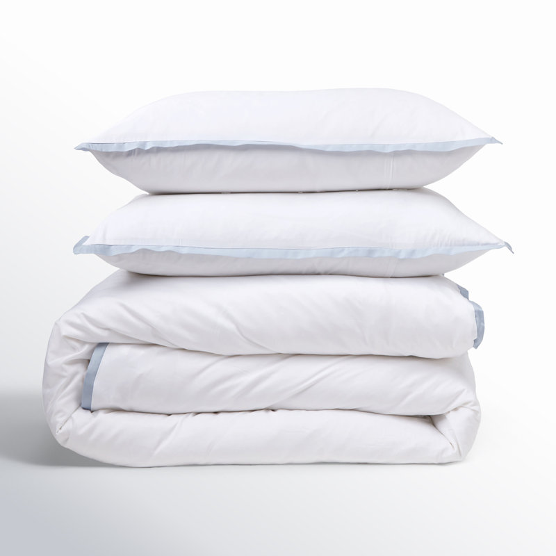 Langston Duvet Cover, Twin Duvet Cover + 1 Standard Shams, Midnight