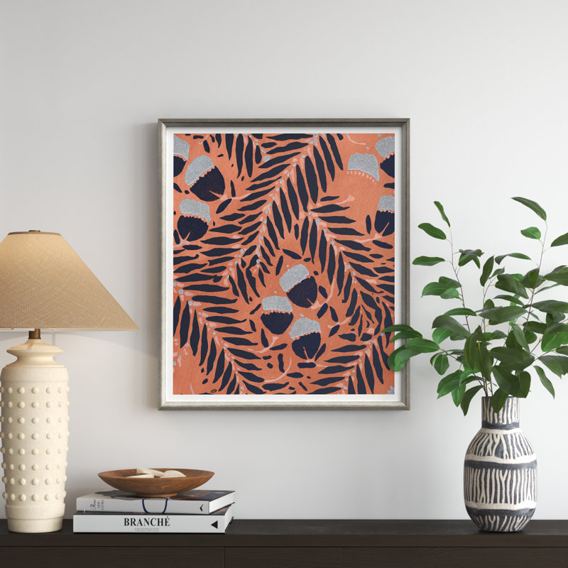 Asian Textile Designs - Picture Frame Graphic Art Print
