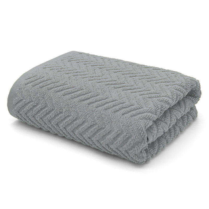 Pau 100% Cotton Bath Towel, Grey