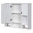 Wall Mounted Trinway Cabinet with Mirror and Towels Bar-1817868009