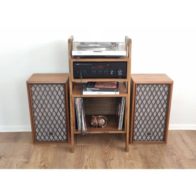 Krusa 100cm H Solid Wood Standard Bookcase