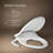 PureWash M250 Elongated Bidet Toliet Seat, Manual Non-Electric Bidets for Existing Toilets-85590575