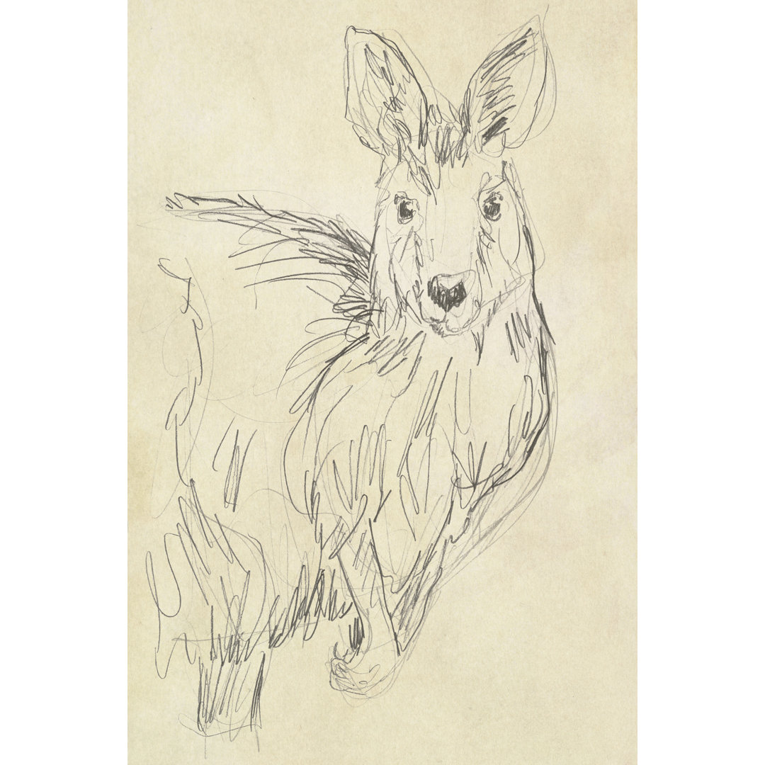 Outback Sketch III by June Erica Vess - Drawing