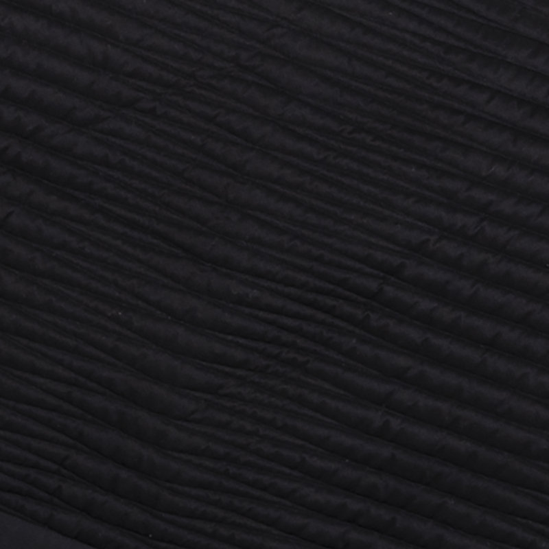 Ensemble de courtepointe réversible 100% polyester 3 pièces , Grand, Noir