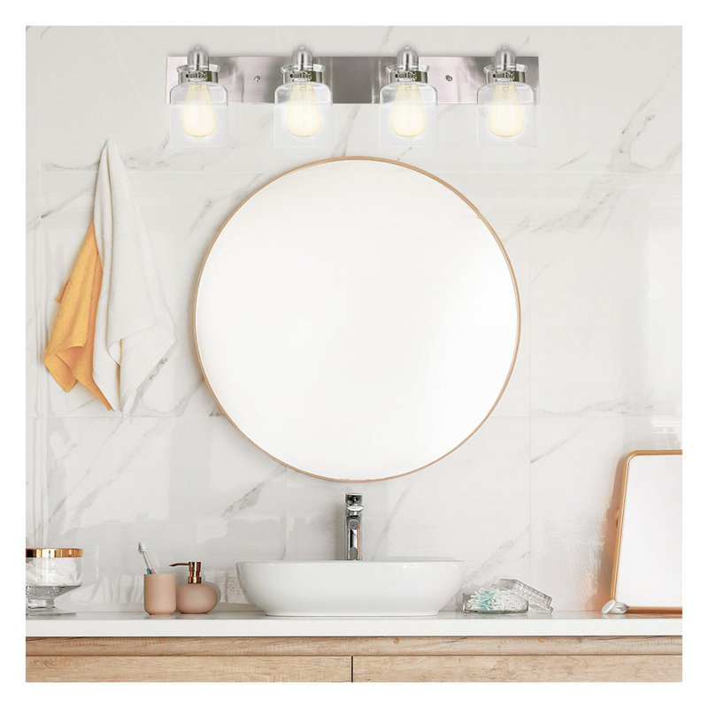 Dimmable Vanity Light, Brushed Nickel