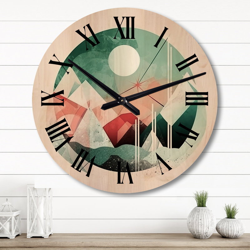 Liberatina Solid Wood Wall Clock, Large
