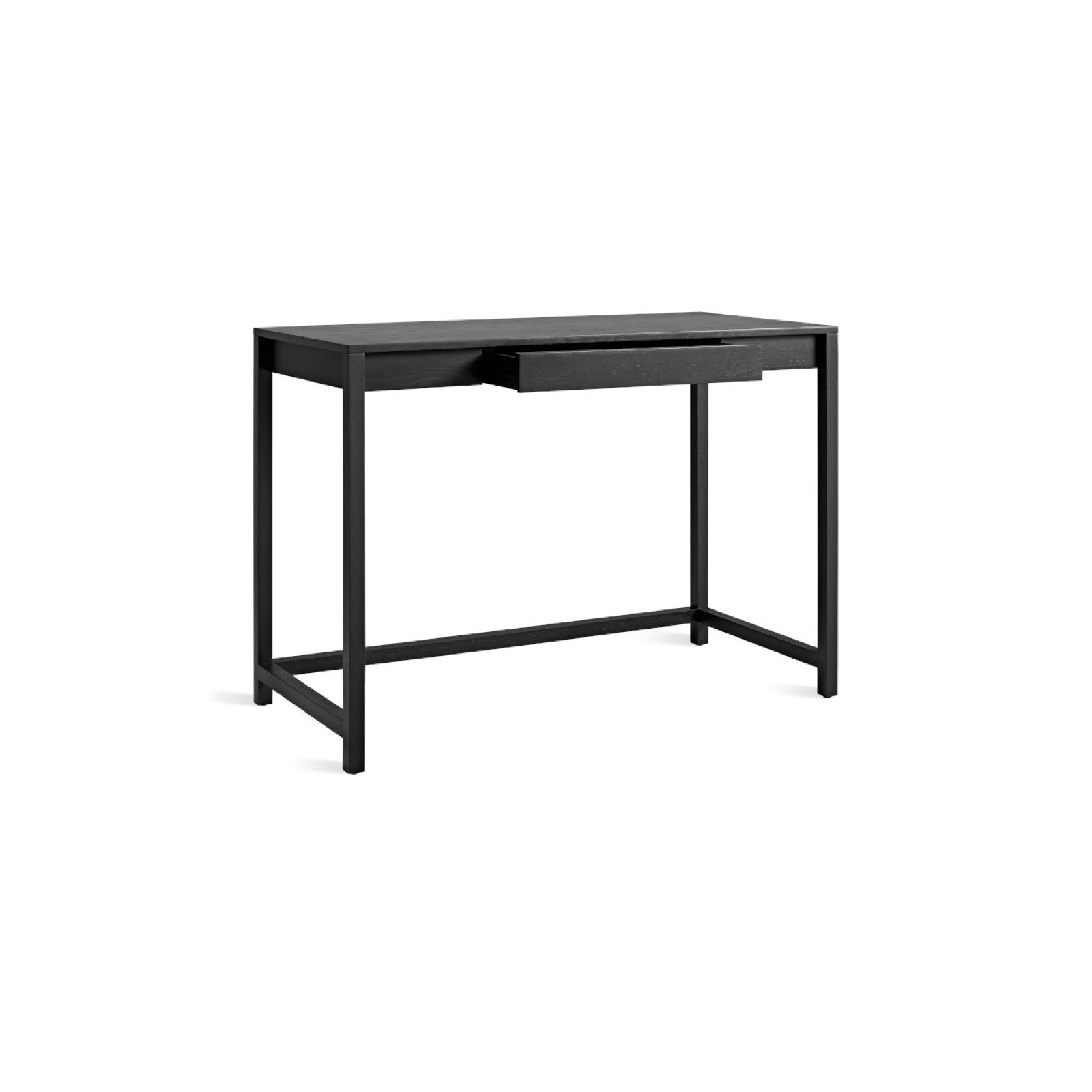 Open Plan Writing Desk, 30" H x 42" W x 20" D, Black