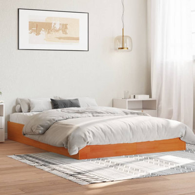 Normanna Solid Wood Platform Bed