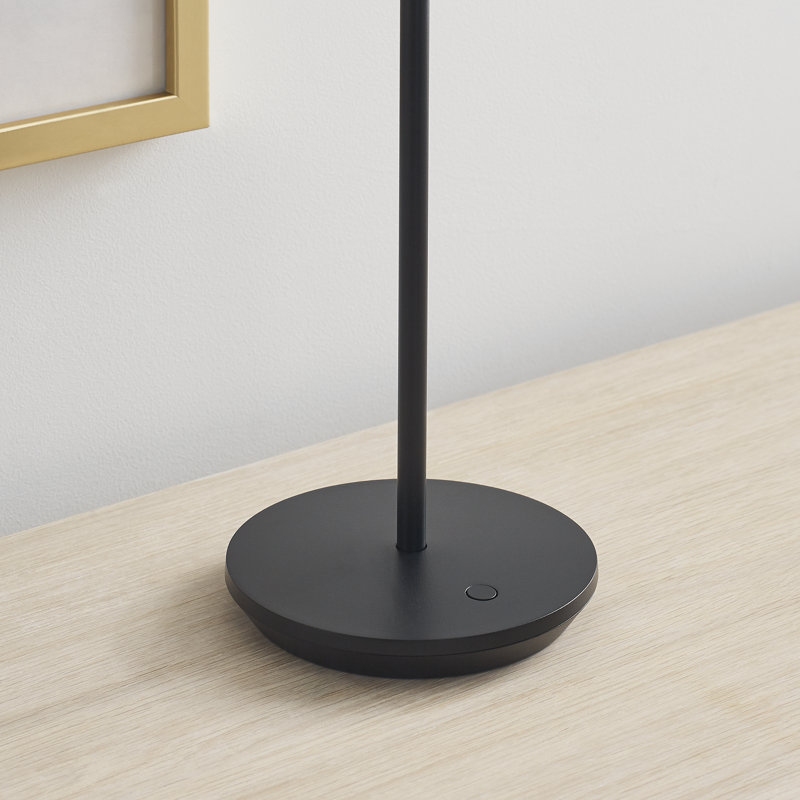 Nevis Accent Rechargeable Table Lamp, Black