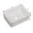 16"X12" White Ceramic Rectangular Vessel Bathroom Sink-123626421