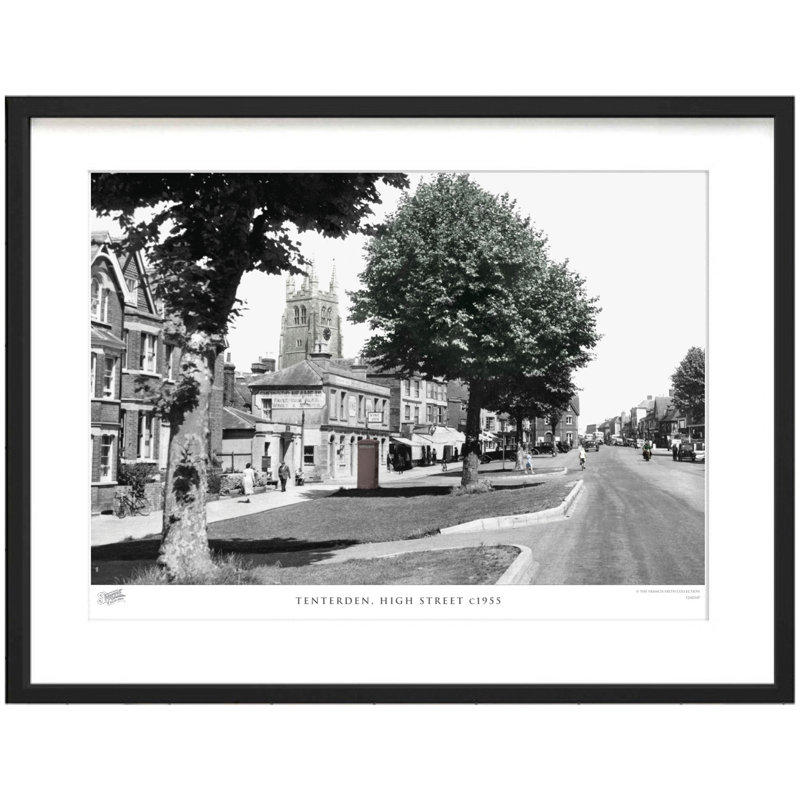 Tenterden, High Street C1955 by Francis Frith - Single Picture Frame Print, 60cm H x 80cm W x 2.3cm D
